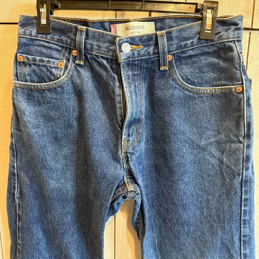 Levi’s Regular Straight 505 Fit Sz‎ 30x32 Men's Blue Jeans